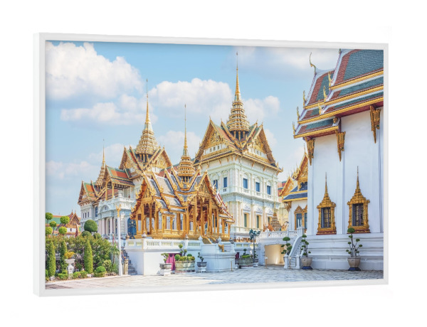 Poster mit weißem Rahmen "Das Wunder von Bangkok" artboxONE - Städte,Reise,Architektur,Reise / Asien,Reise / Länder