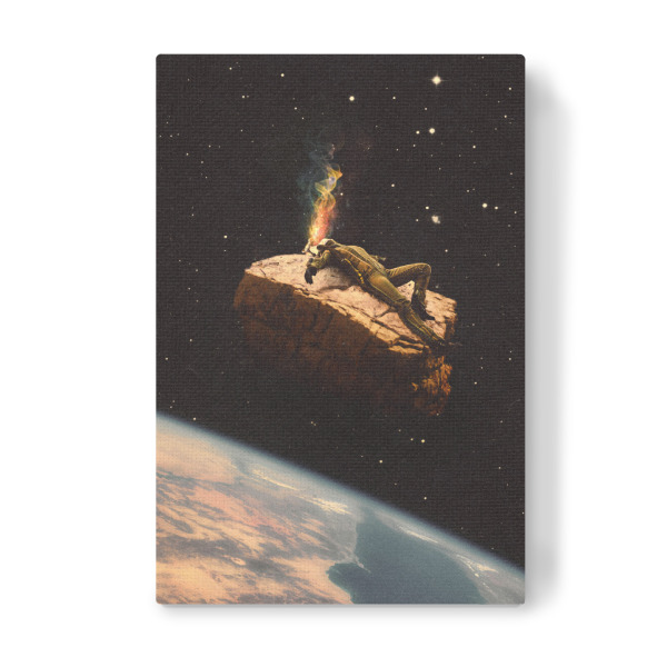 Leinwandbild "Surrender To The Universe" artboxONE - Reise,Menschen,Fiktion,Männer,Galaxy