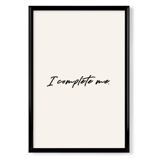 I complete me