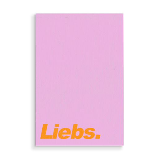 Liebs - bunte Typografie