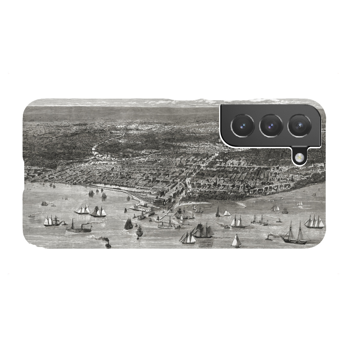 "Karte von Chicago - Illinois"für Samsung Galaxy - Premium-Case Handyhülle artboxONE