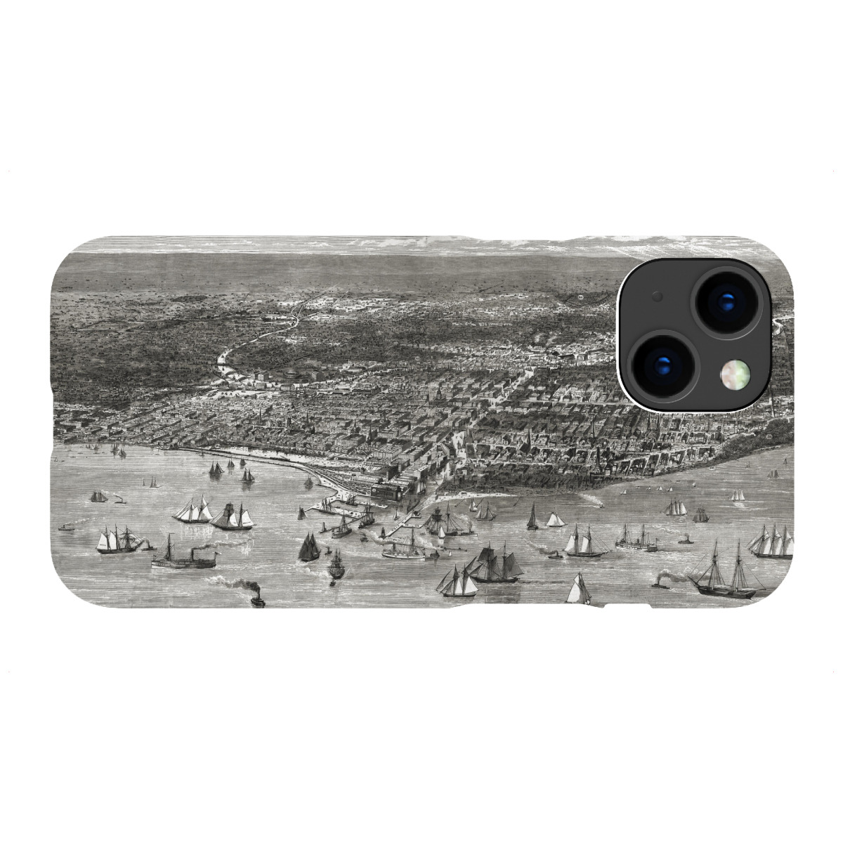 "Karte von Chicago - Illinois"für iPhone - Premium-Case Handyhülle artboxONE