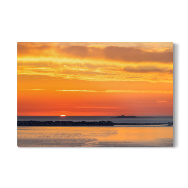 Galerie-Print "Sonnenuntergang in Norwegen" 30x20 cm artboxONE