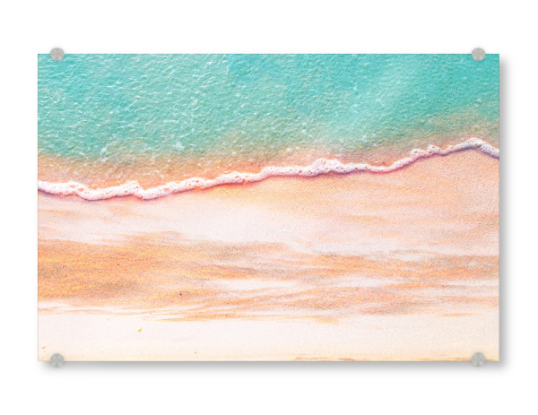 Acrylglasbild "Ozean-Sonnenuntergang-Himmel" artboxONE - Natur
