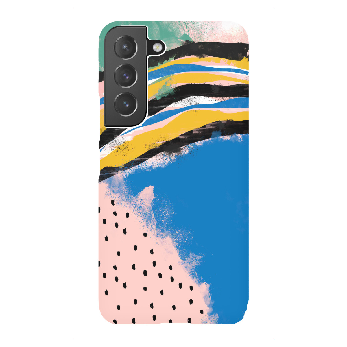 "Abstrakte Sommermalerei"für Samsung Galaxy - Premium-Case Handyhülle artboxONE