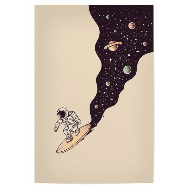 Poster 30x20 cm "Enkel Dika - Explore the Unknown" artboxONE - Comic,Sport,Galaxy