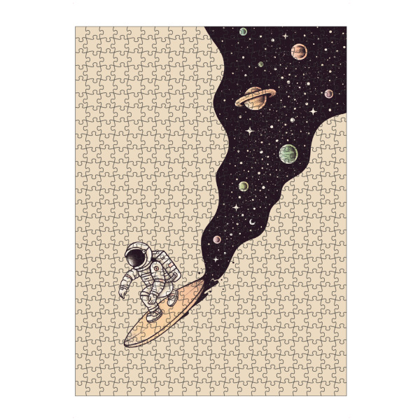 artboxONE Puzzle "Enkel Dika - Explore the Unknown" artboxONE - Comic,Sport,Galaxy