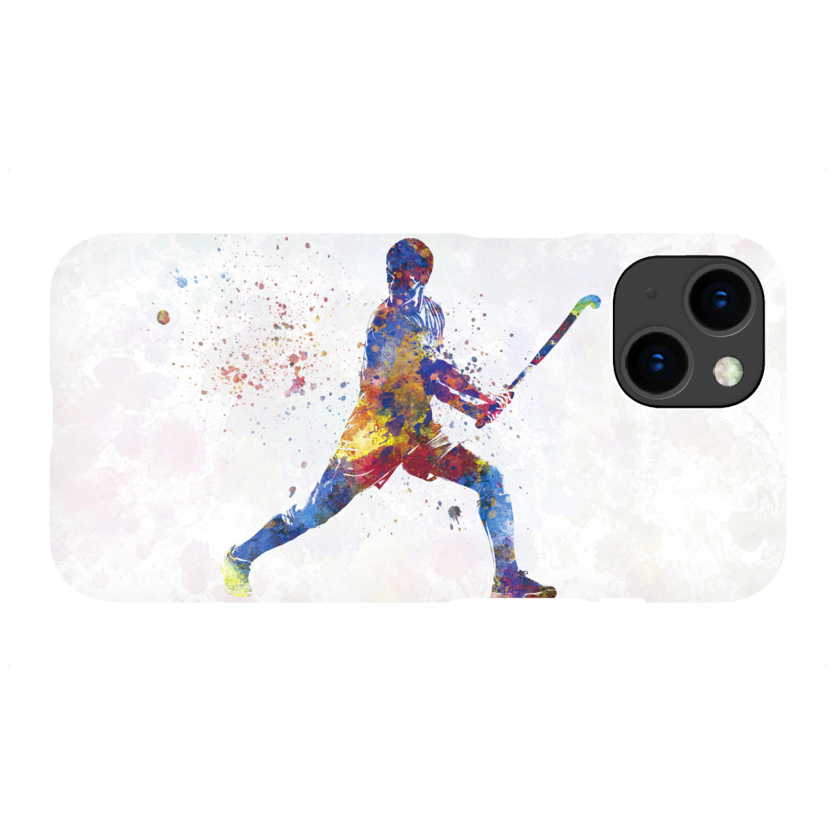iPhone "Aquarell Feldhockey" Premium-Case Handyhülle artboxONE