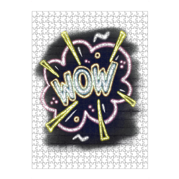artboxONE Puzzle "Wow-Effekt" artboxONE - Typografie,Natur,Abstrakt,Fashion,Lustig