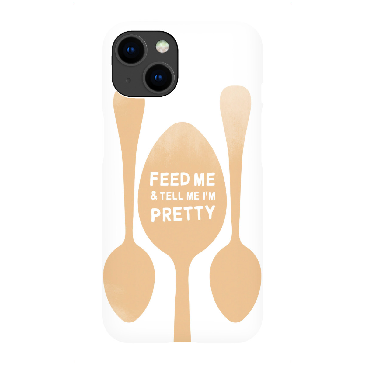 "Feed me Pretty I Set orange"für iPhone - Premium-Case Handyhülle artboxONE