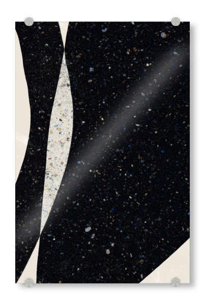 Acrylglasbild "In Between" artboxONE - Abstrakt - Abstrakte formen,Organische formen,Textur,Abstrakt