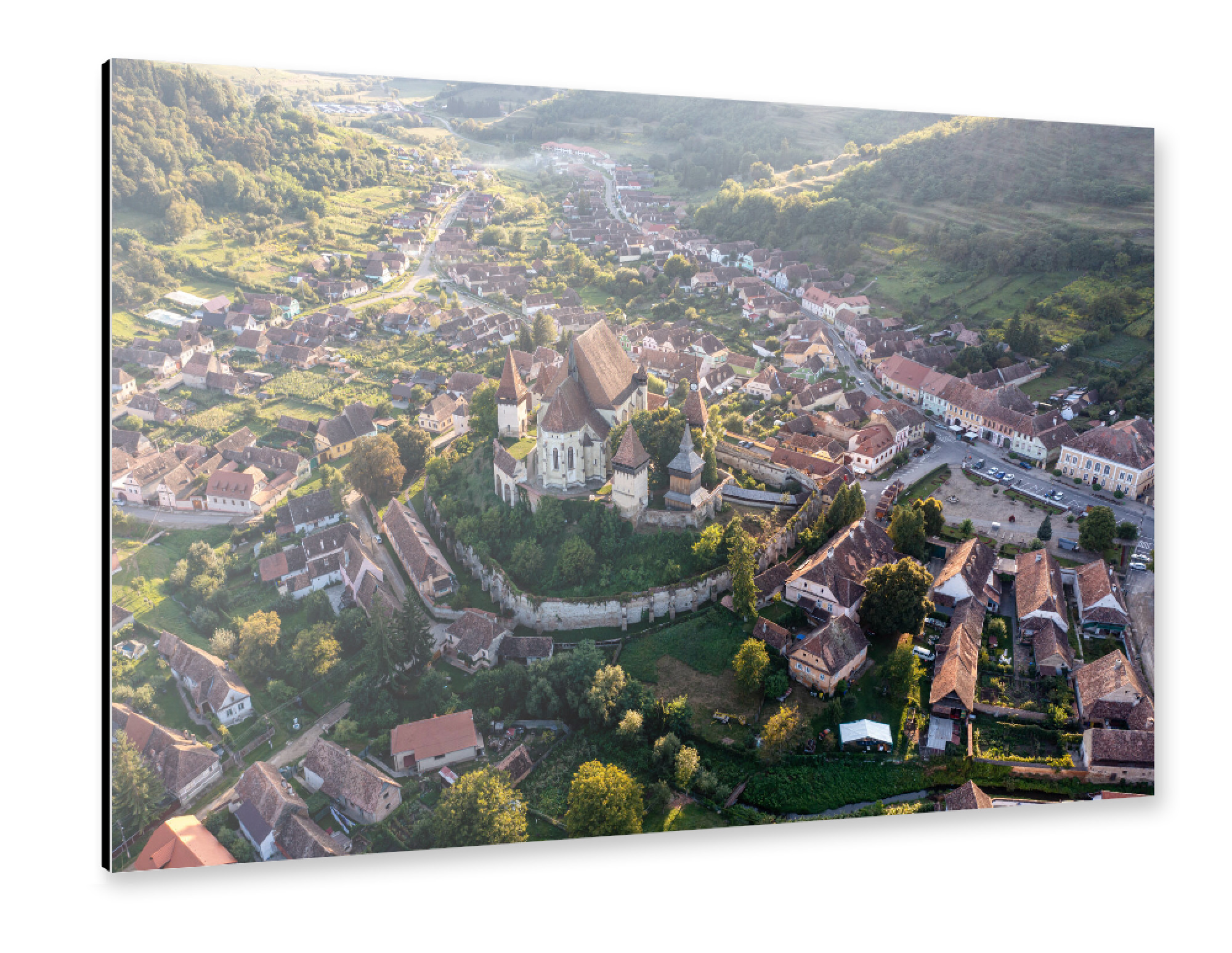Alu-Dibond "Biertan Kirchenburg" 75x50 cm artboxONE