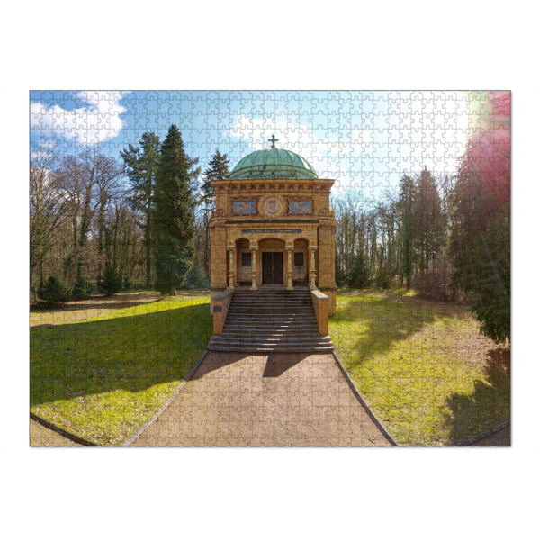 Puzzle Ravensburger "Tangerhütte-Park, Mausoleum" artboxONE - Städte,Natur,Reise,Architektur,Städte / Weitere