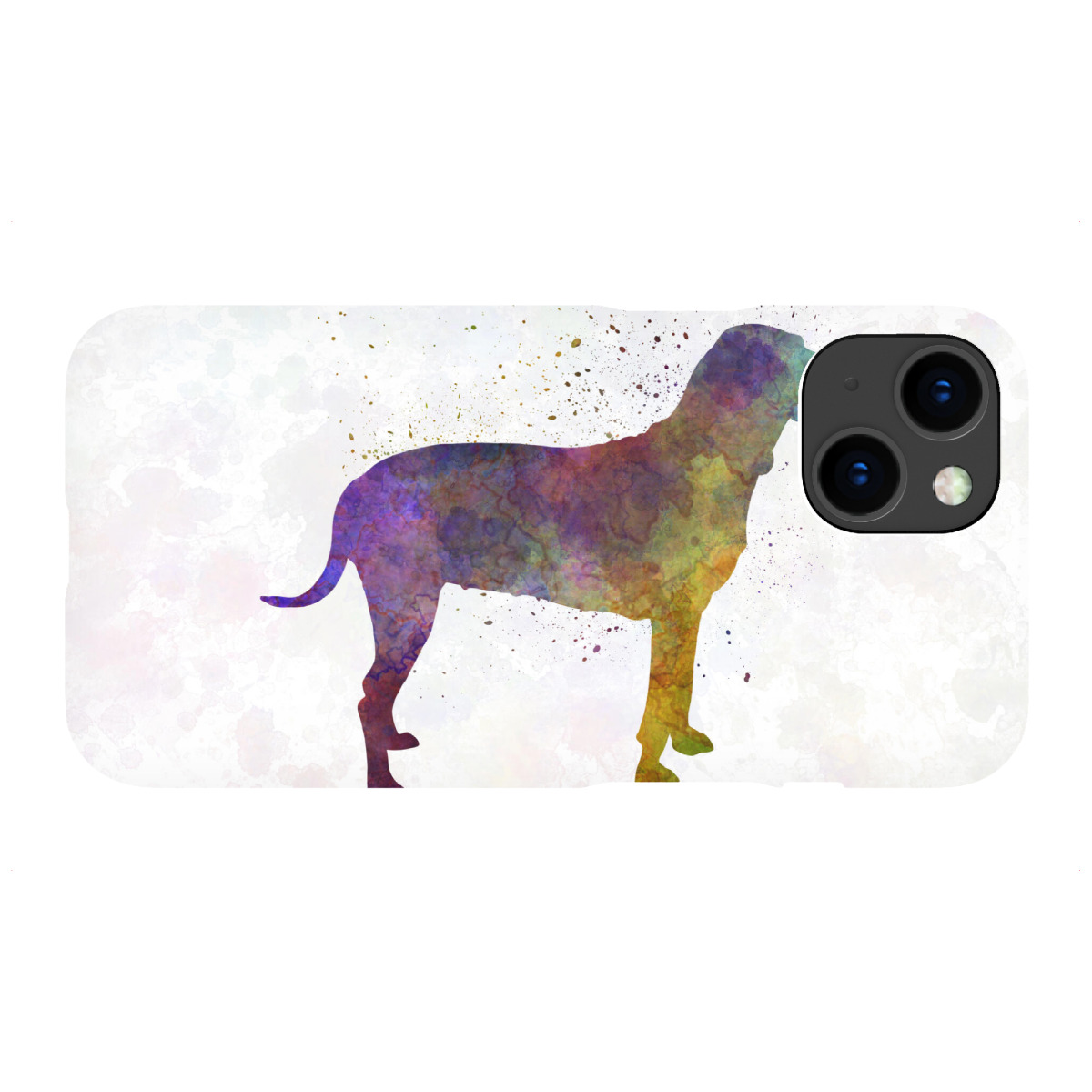 "Porcelaine in watercolor"für iPhone - Premium-Case Handyhülle artboxONE
