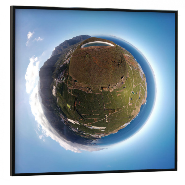 Poster mit schwarzem Rahmen 30x30 cm "Teneriffa - Montana Taco; Ostseite" artboxONE - Städte,Natur,Reise,Architektur,Reise / Strand und Meer