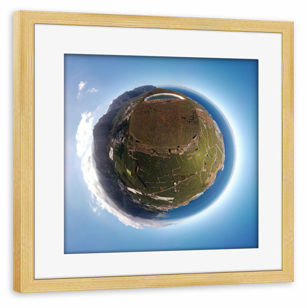 Poster mit Rahmen kiefer "Teneriffa - Montana Taco; Ostseite" artboxONE - Städte,Natur,Reise,Architektur,Reise / Strand und Meer