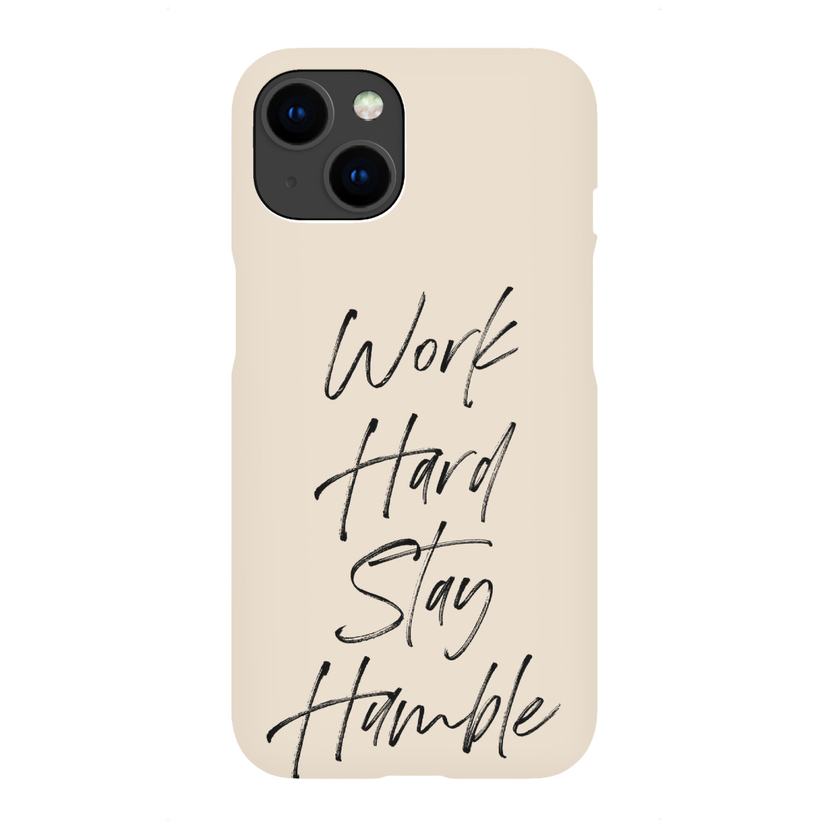 "Work hard stay humble"für iPhone - Premium-Case Handyhülle artboxONE