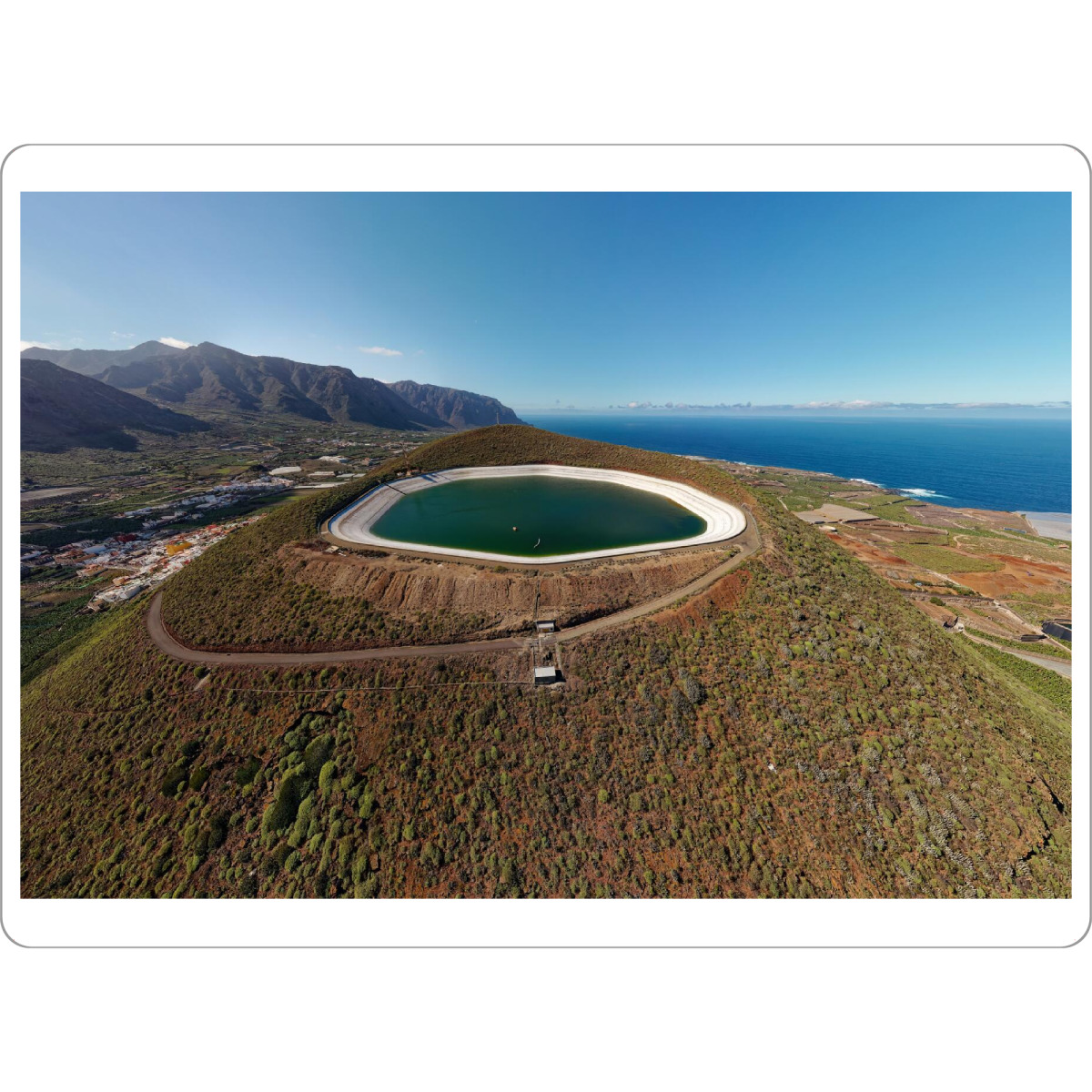 Tischset "Teneriffa - Montana Taco; Pano Ost" artboxONE - Städte,Natur,Reise,Architektur,Reise / Strand und Meer