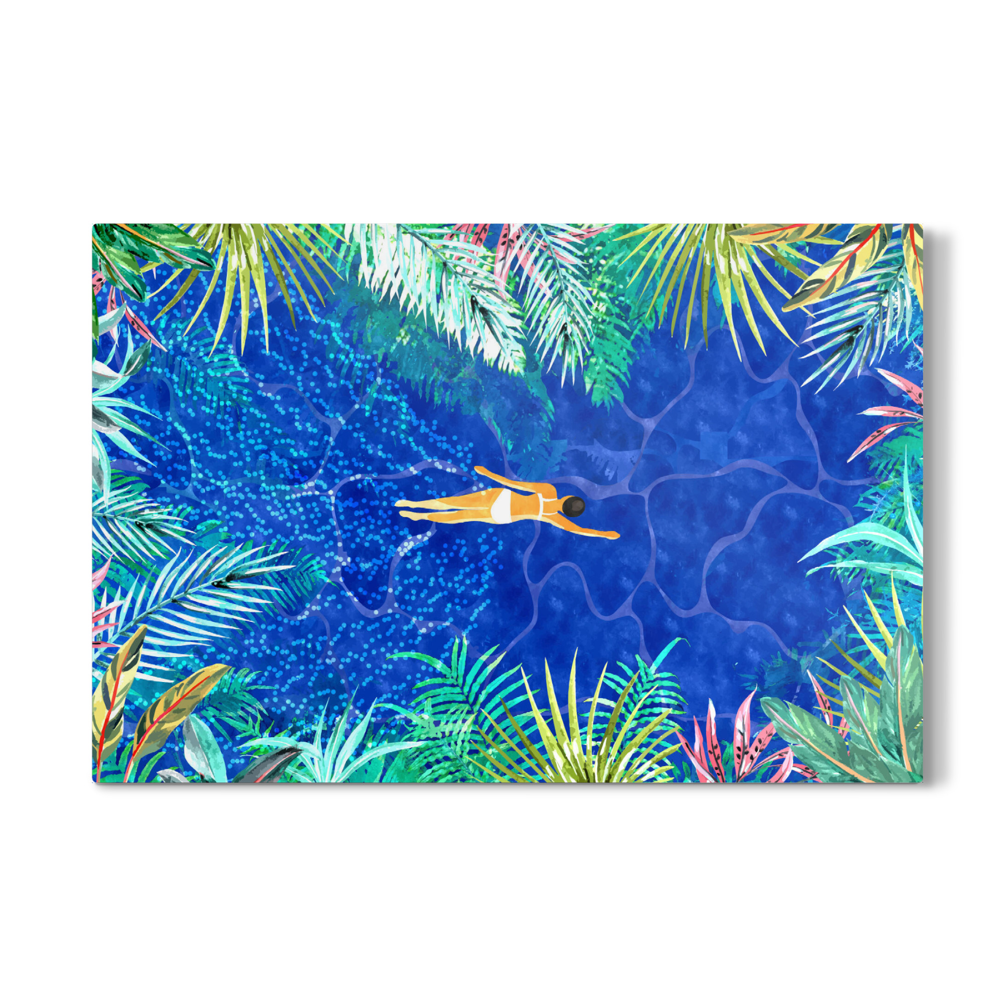 Galerie-Print "Tropical Jungle Pool | Forest Pop" 75x50 cm artboxONE