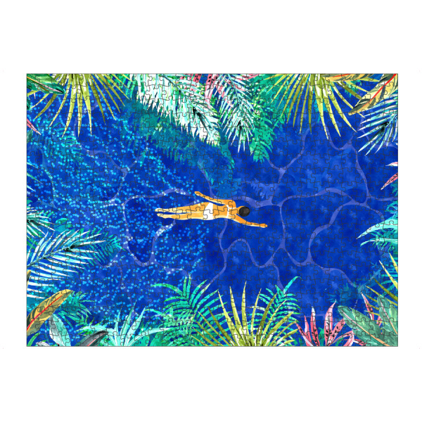 Puzzle Ravensburger "Tropical Jungle Pool | Forest Pop" artboxONE - Natur,Menschen