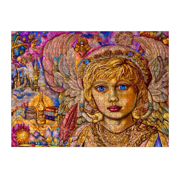 artboxONE Puzzle "Erzengel Raziel" artboxONE - Für Kinder,Weihnachten - Yumi sugai,Engel,Erzengel,Universum,Kunst,Fantasie,Religion