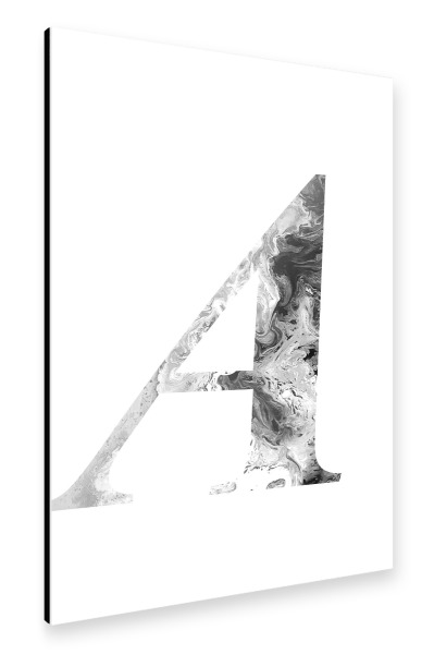 Alu-Dibond "Buchstabe Alphabet A" 30x20 cm artboxONE