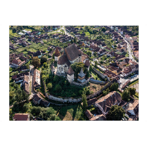 Puzzle Ravensburger "Kirchenburg Birthälm in Rumänien" artboxONE - Architektur