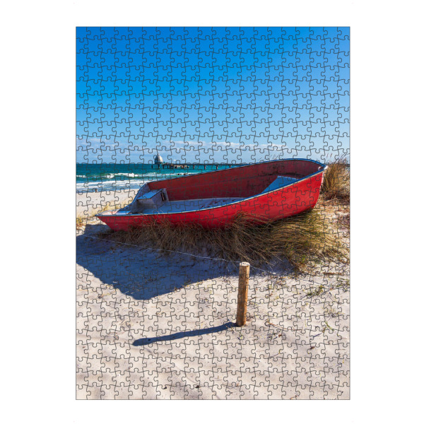 artboxONE Puzzle "Düne, Boot und Tauchglocke" artboxONE - Natur,Reise,Architektur,Reise / Strand und Meer