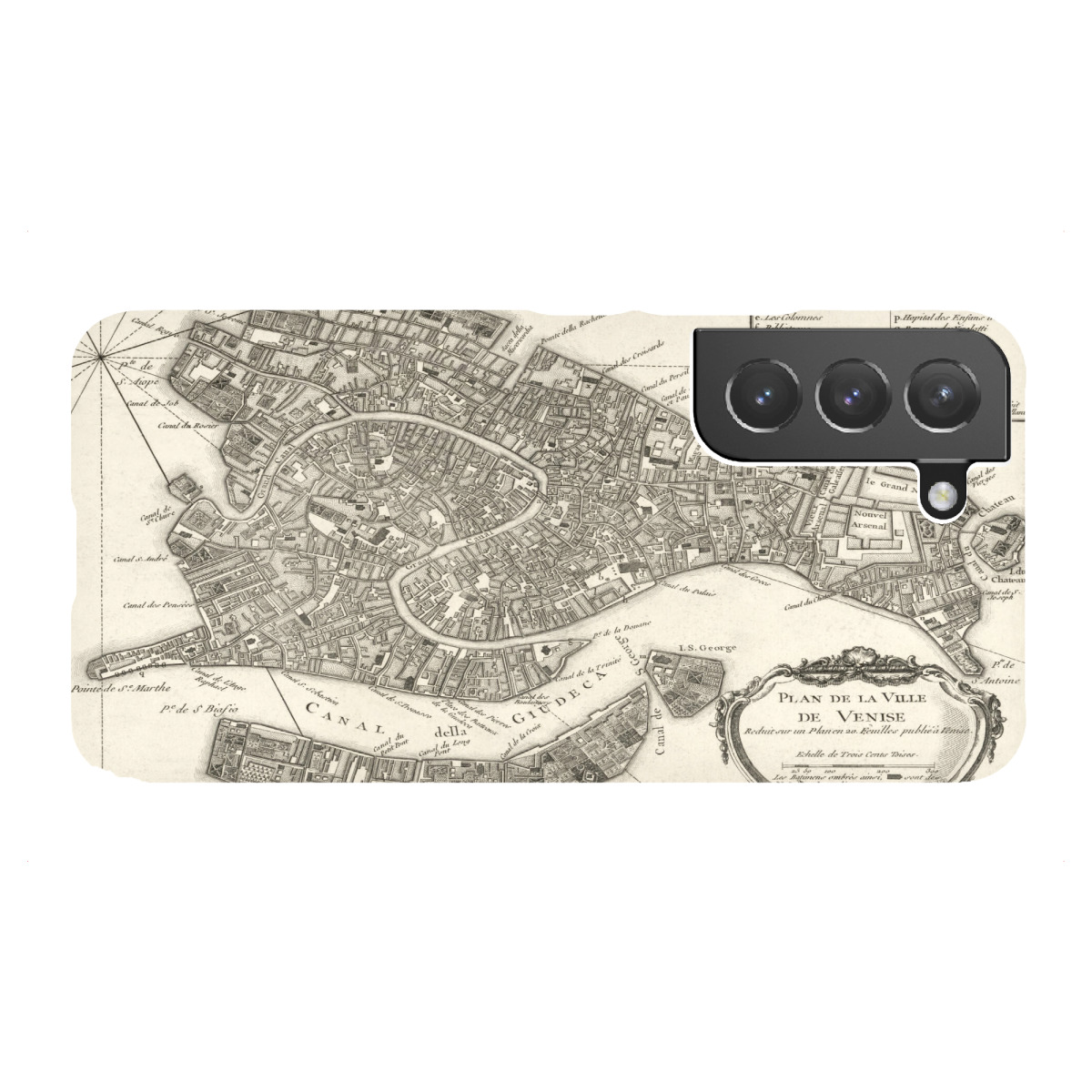 Samsung Galaxy "Karte von Venedig" Premium-Case Handyhülle artboxONE