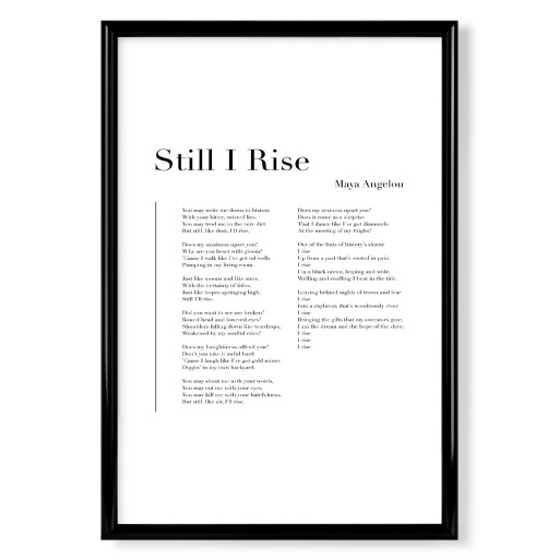 Still I Rise von Maya Angelou