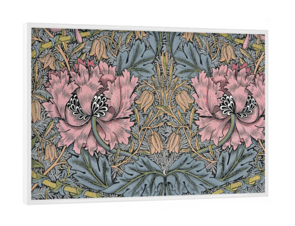 Poster mit weißem Rahmen "Geißblatt" artboxONE - Natur,Floral,Abstrakt