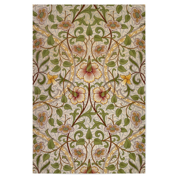 Poster "Blumenmuster" artboxONE - Natur,Floral,Abstrakt - William morris,Kunst,Malerei,Blumen,Floral,Natur,Abstrakt