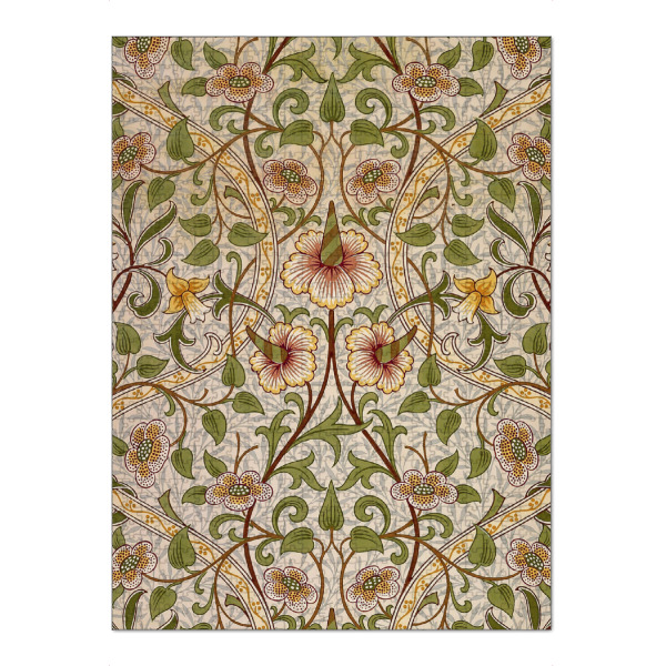 Puzzle Ravensburger "Blumenmuster" artboxONE - Natur,Floral,Abstrakt - William morris,Kunst,Malerei,Blumen,Floral,Natur,Abstrakt