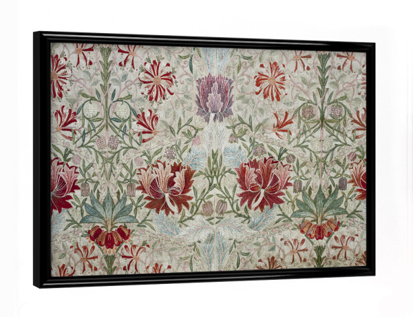 Poster mit schwarzem Rahmen "Blumiges Muster" artboxONE - Natur,Floral,Abstrakt