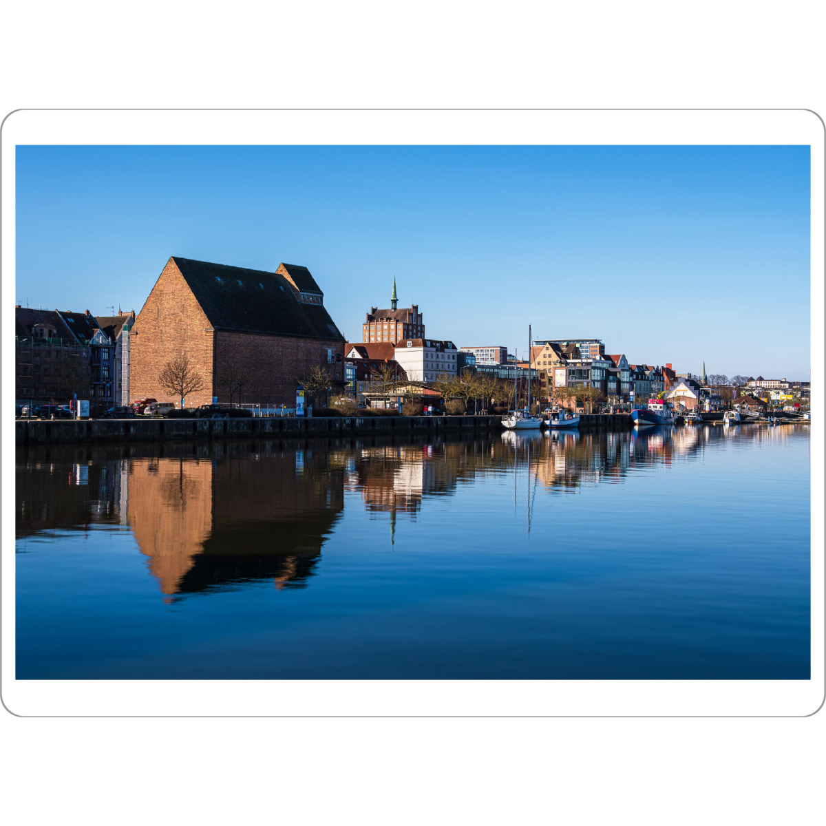 Tischset "Warnowufer und Speicher" artboxONE - Natur,Reise,Architektur