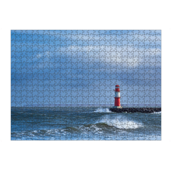 artboxONE Puzzle "Ostsee, Welle und Mole" artboxONE - Natur,Reise,Architektur,Reise / Strand und Meer