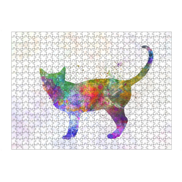 artboxONE Puzzle "Singapura-Katze im Aquarell" artboxONE - Tiere,Abstrakt