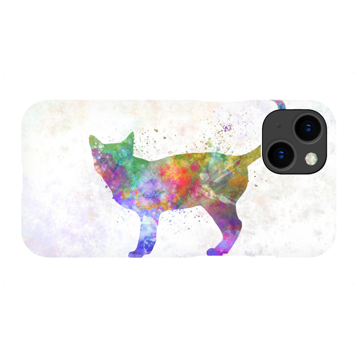 "Singapura-Katze im Aquarell"für iPhone - Premium-Case Handyhülle artboxONE
