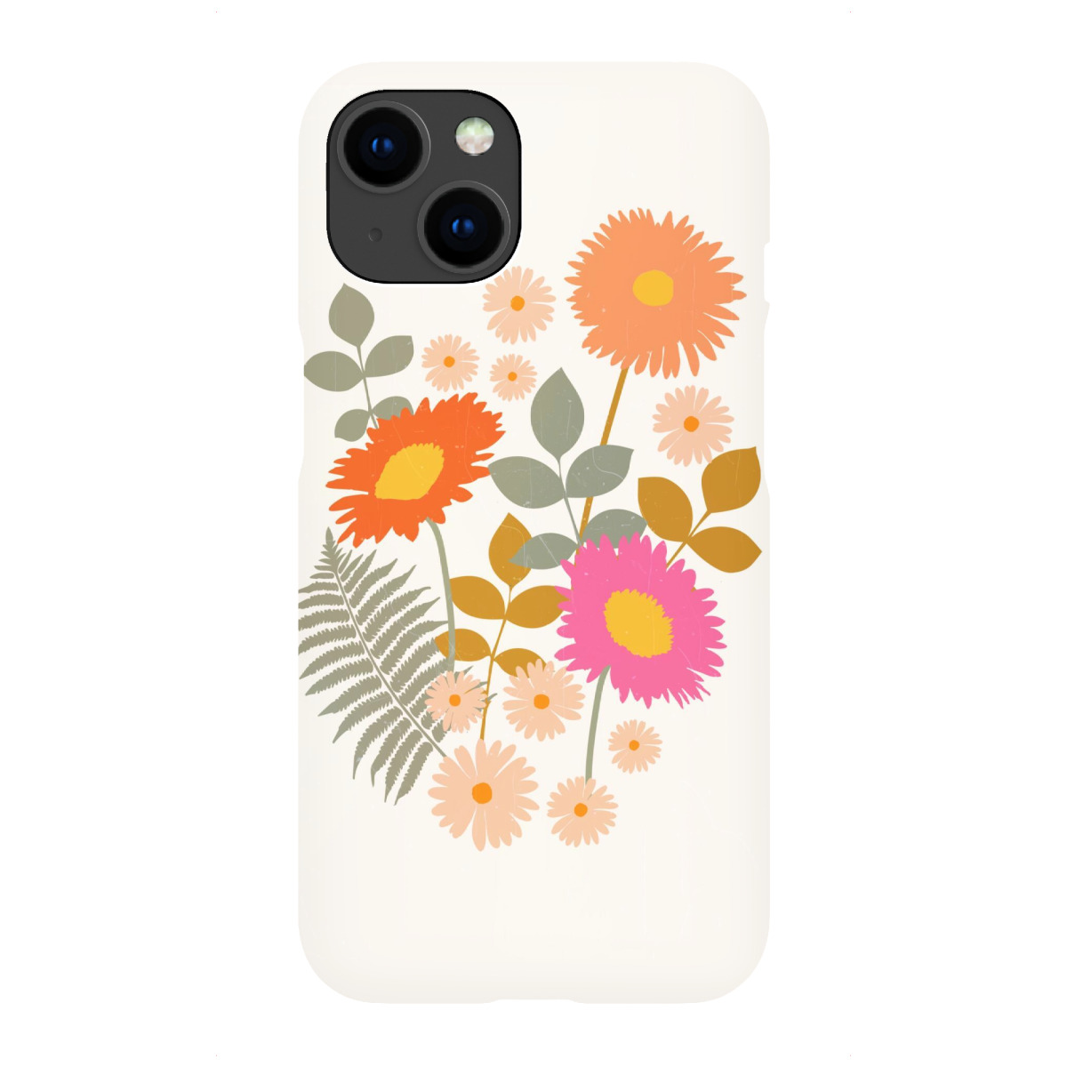 iPhone "Sommerblumen-Blumenstrauß" Premium-Case Handyhülle artboxONE