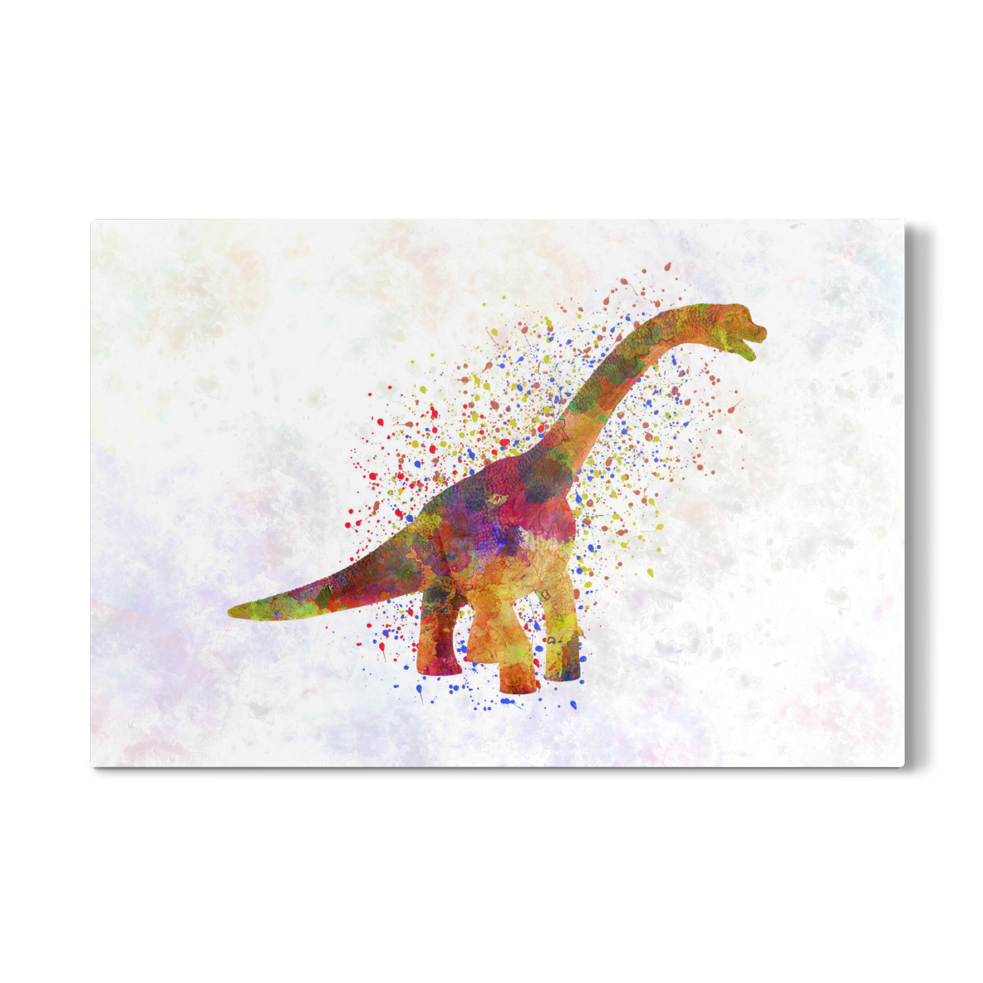 Galerie-Print "Brachiosaurus im Aquarell" 75x50 cm artboxONE