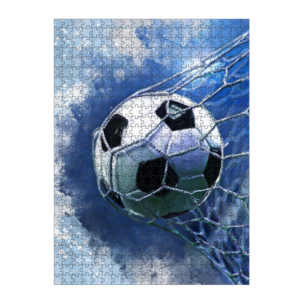 artboxONE Puzzle "Ziel Aquarellkunst" artboxONE - Sport,Sport / Fußball - Tor,Ball,Spiel,Gewinnen,Sport,Fußball,Fußball,Spieler,Aquarell