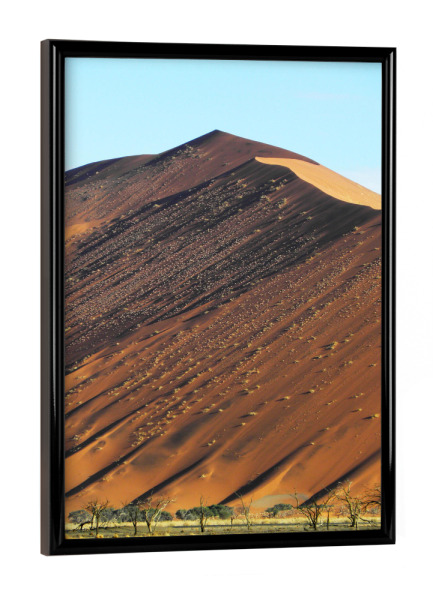 Poster mit schwarzem Rahmen "Große Düne in der Namib" artboxONE - Natur,Reise,Reise / Afrika,Reise / Länder