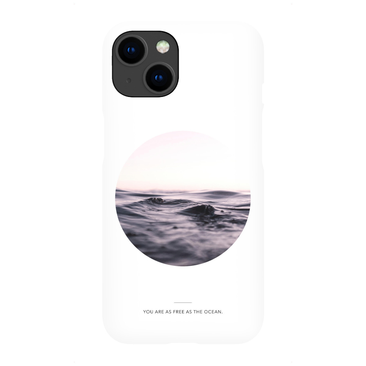 "Ozean – As free as the ocean"für iPhone - Premium-Case Handyhülle artboxONE