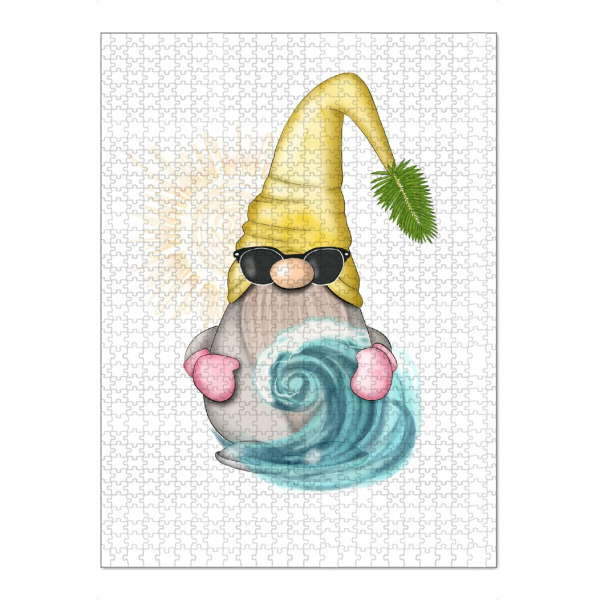 Puzzle Ravensburger "Sommerzwerg mit Sonnenbrille" artboxONE - Festivals,Lustig