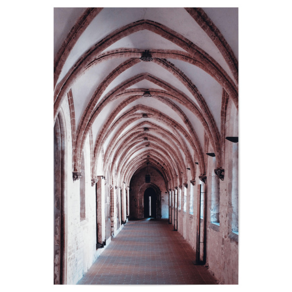 Poster 30x20 cm "Klostergang" artboxONE - Reise,Architektur,Reise / Länder