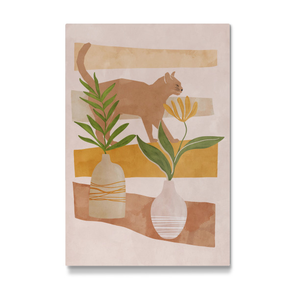 Galerie-Print "Abstrakte Katze" 30x20 cm artboxONE