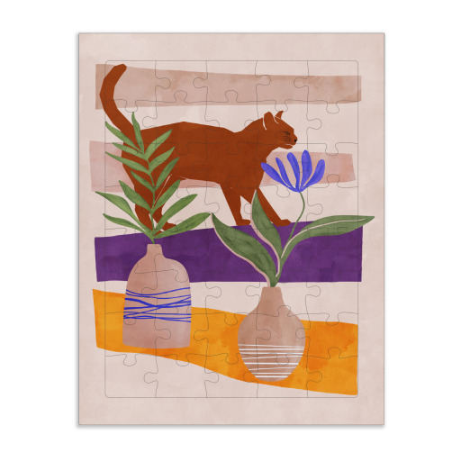 Abstrakte bunte Katze