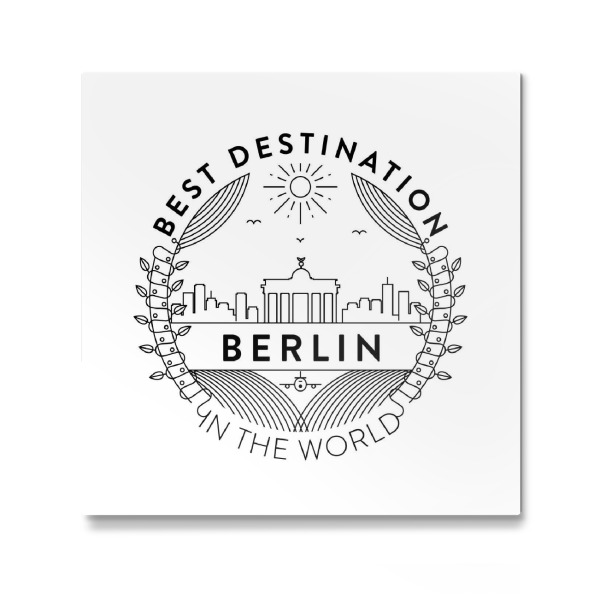 Galerie-Print "Berliner Abzeichen" 30x30 cm artboxONE