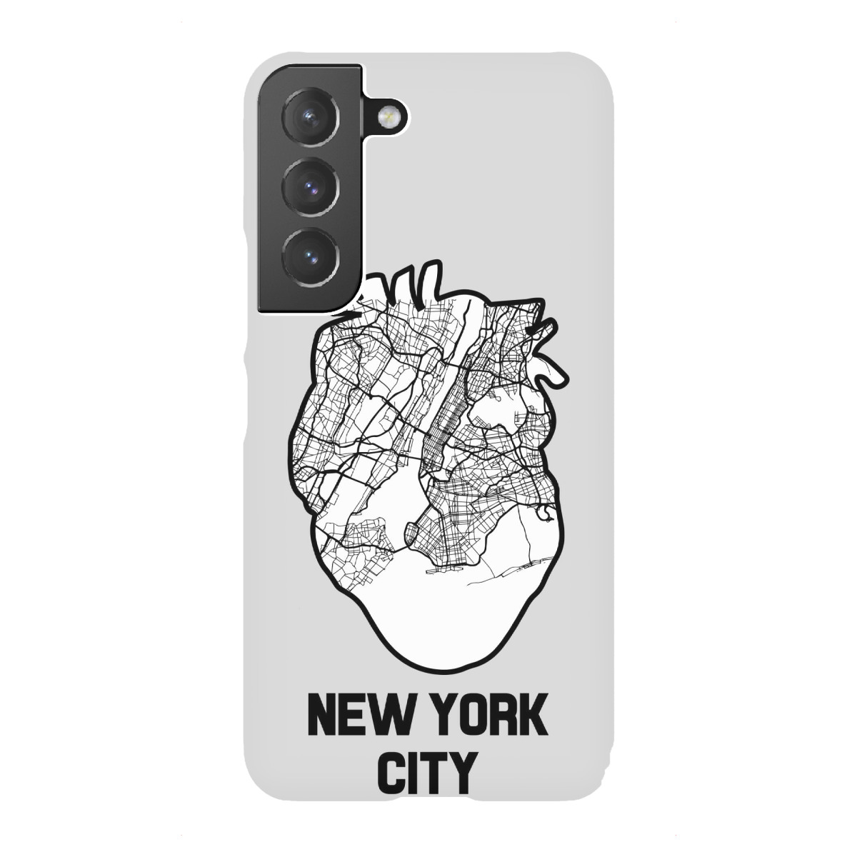 "Herzkarte von New York City"für Samsung Galaxy - Premium-Case Handyhülle artboxONE