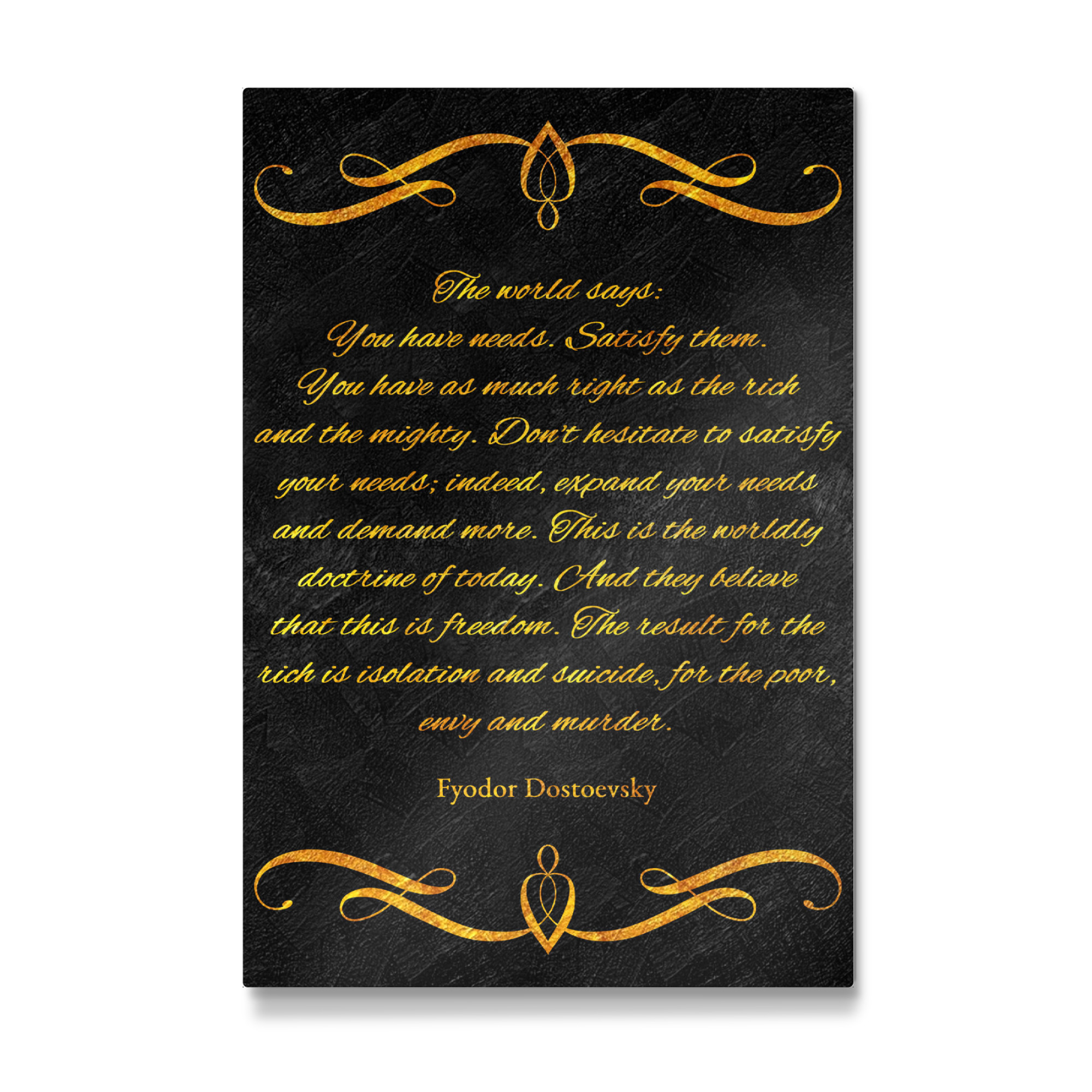 Galerie-Print "What the World Says" 30x20 cm artboxONE